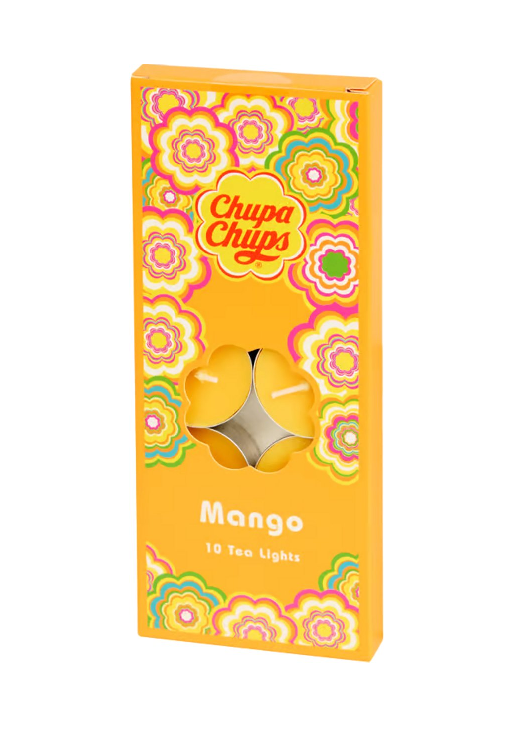 Chupa Chups värmeljus med doft 10 st - Mango