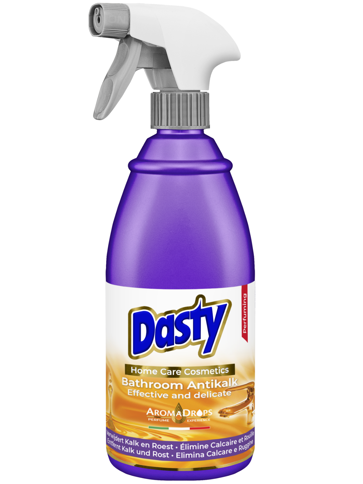 Dasty Spray Rimuovi Calcare – Elimina Calcare e Residui di Sapone in Bagno