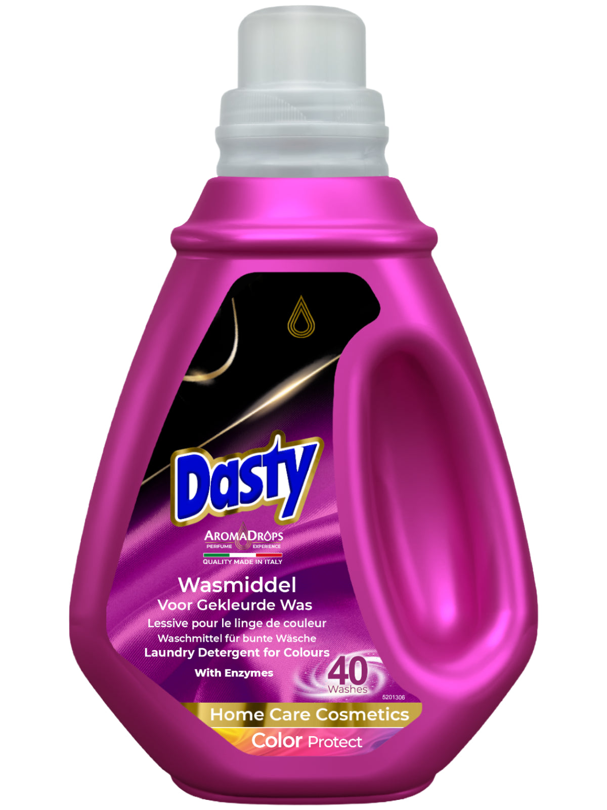 Dasty Color Protect detersivo liquido – Bucato colorato – 1,5 Litri – 40 lavaggi