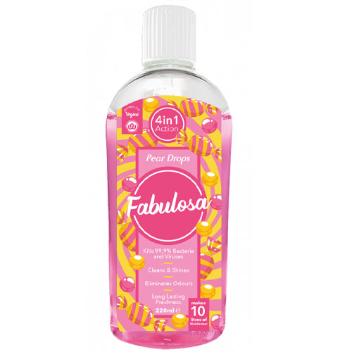 Fabulosa 4in1 Disinfettante Gocce di Pera 220ml