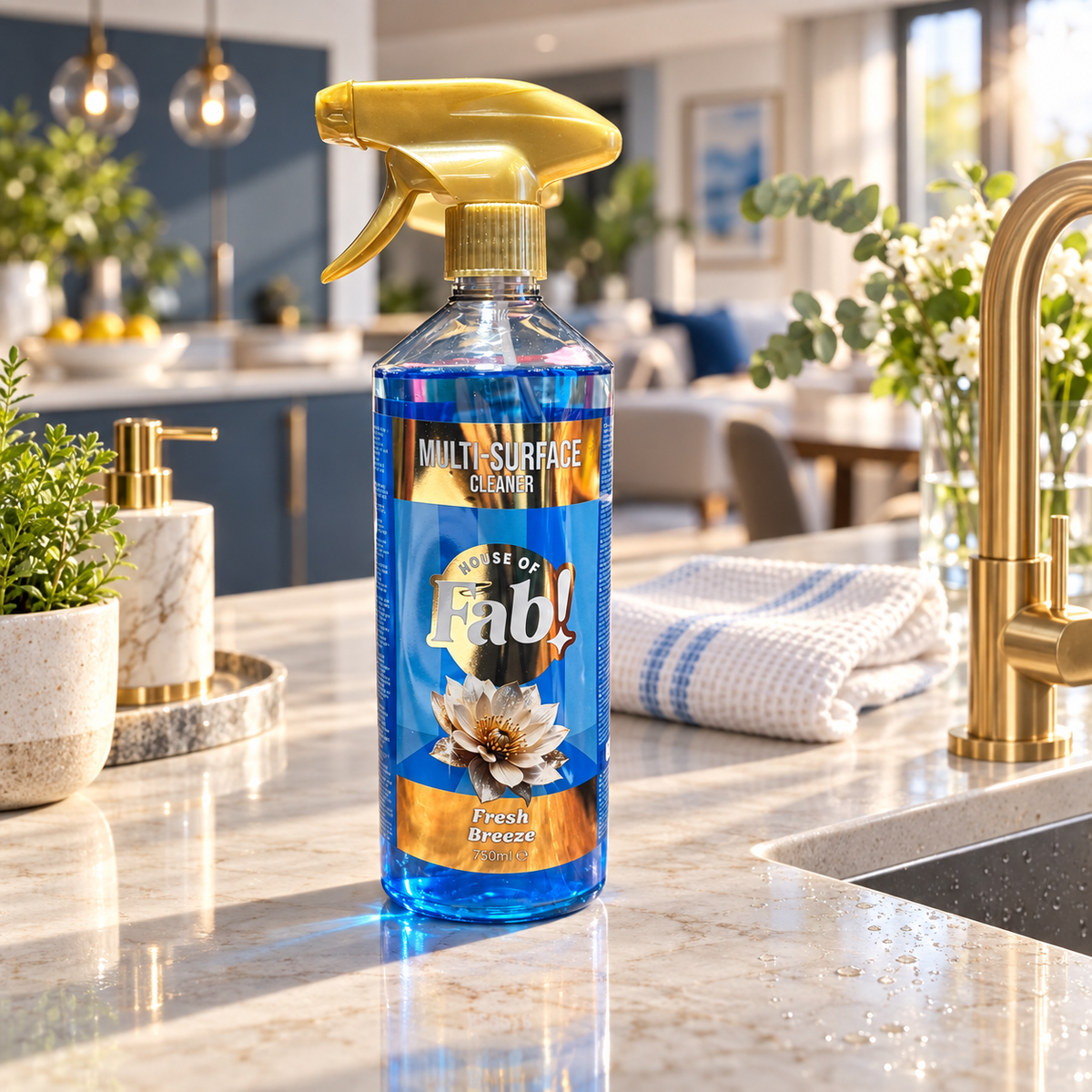 Fabulosa Multi-Surface Cleaner Fresh Breeze univerzalni sprej za čišćenje 750ml