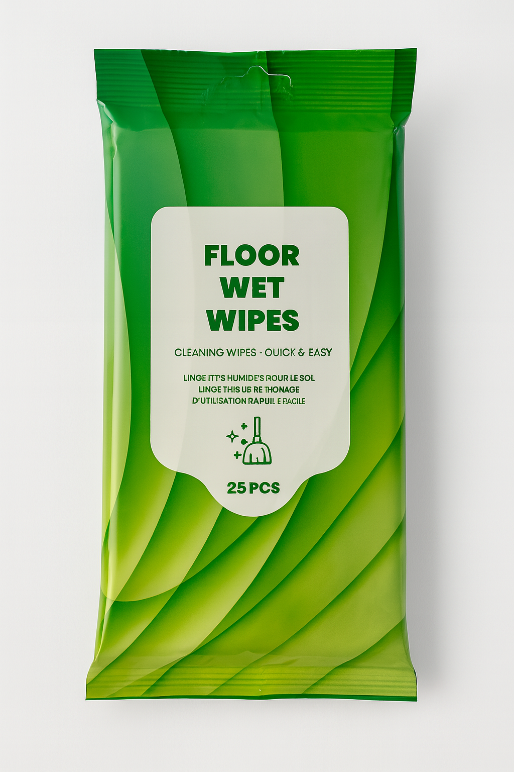 Toallitas húmedas para suelos – 25 unidades – Paños húmedos para suelos para limpieza rápida – Toallitas de limpieza para baldosas, laminado y PVC