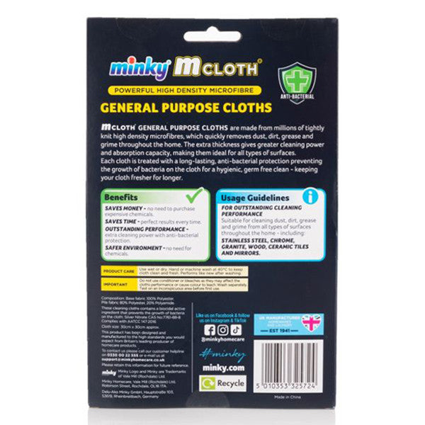 Minky M Cloth Ściereczki do czyszczenia – Wszystko, czego potrzebujesz, to miłość (2 sztuki • Mikrofibra)