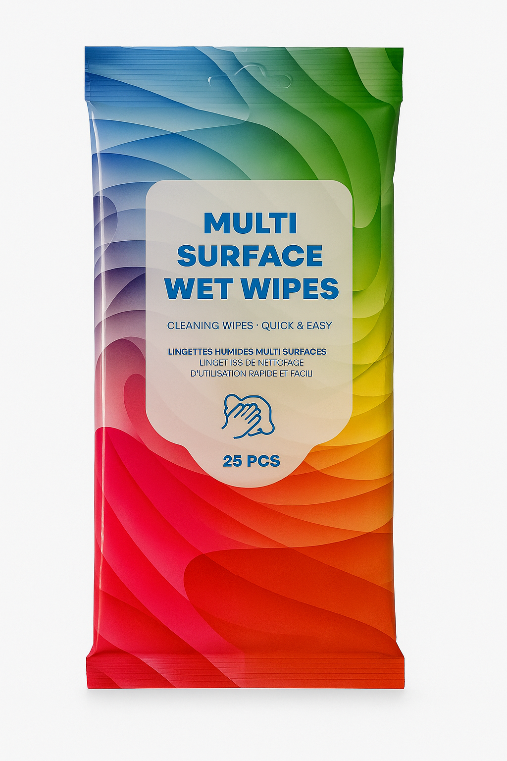 Toallitas de limpieza multi superficie – 25 unidades – Para todas las superficies – Limpieza rápida y sencilla