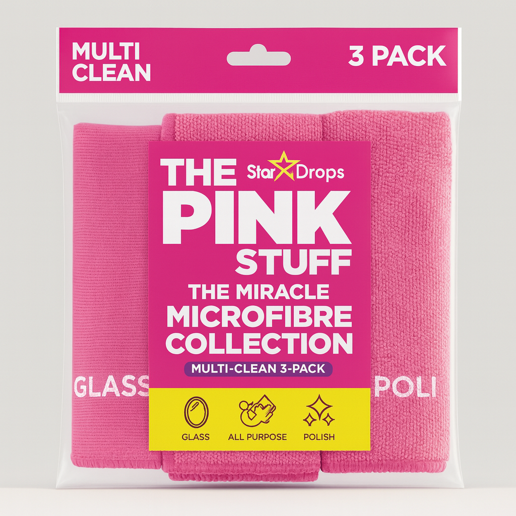 The Pink Stuff The Miracle - Detergente per schiuma da bagno, 750 ml, 3 pezzi The Pink Stuff The Miracle - Detergente per schiuma da bagno, 750 ml, 3 pezzi
