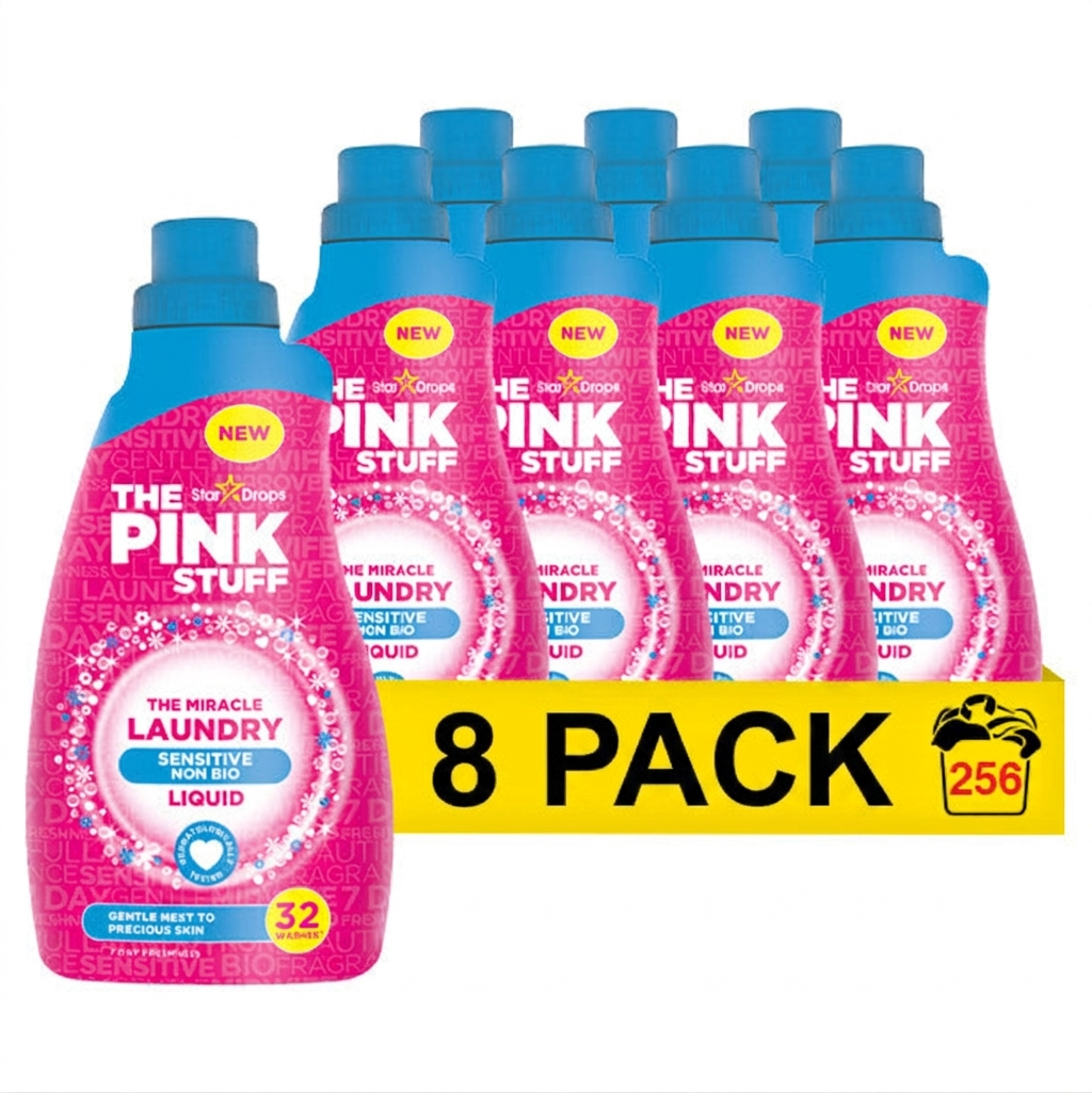 The Pink Stuff tekući deterdžent za pranje 960 ml - 8 pakiranje