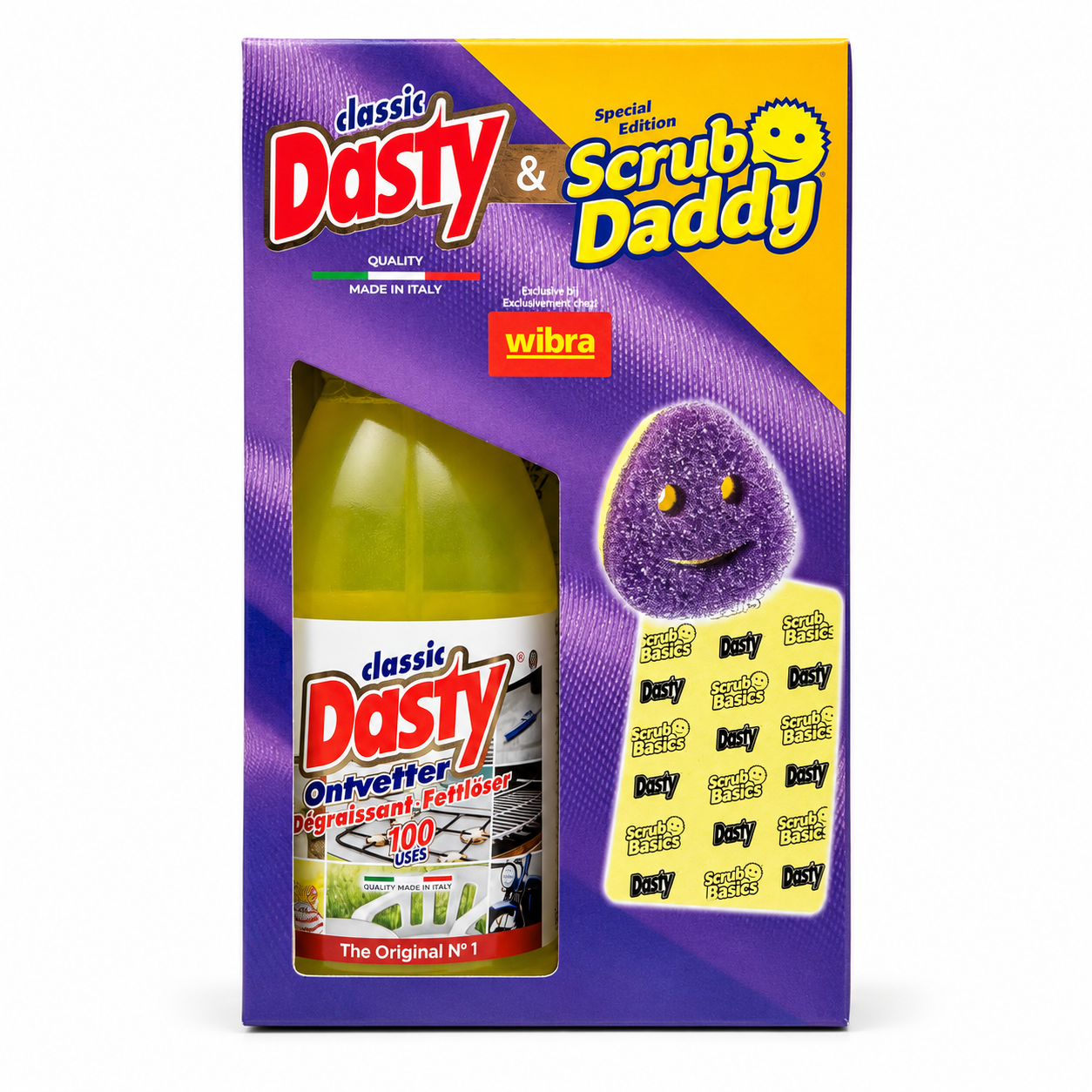 Set detergente per vetri Dasty Pink Soul - Spray 700 ml + panno in microfibra