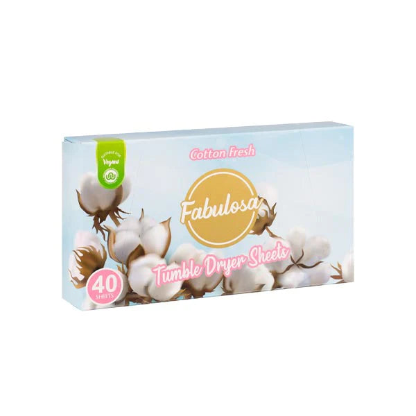 Fabulosa folhas para secadora Cotton Fresh 40 unidades