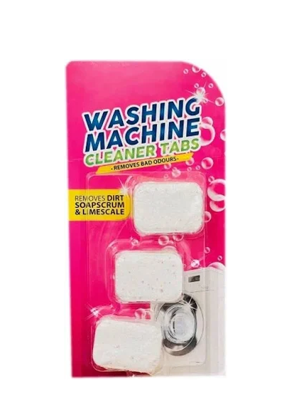 Tabletas para limpiador de lavadoras - paquete de 3