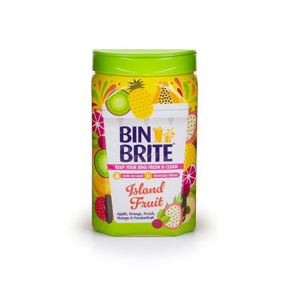 Bin Brite ambientador para cubo de basura | Island fruit (500 gram)