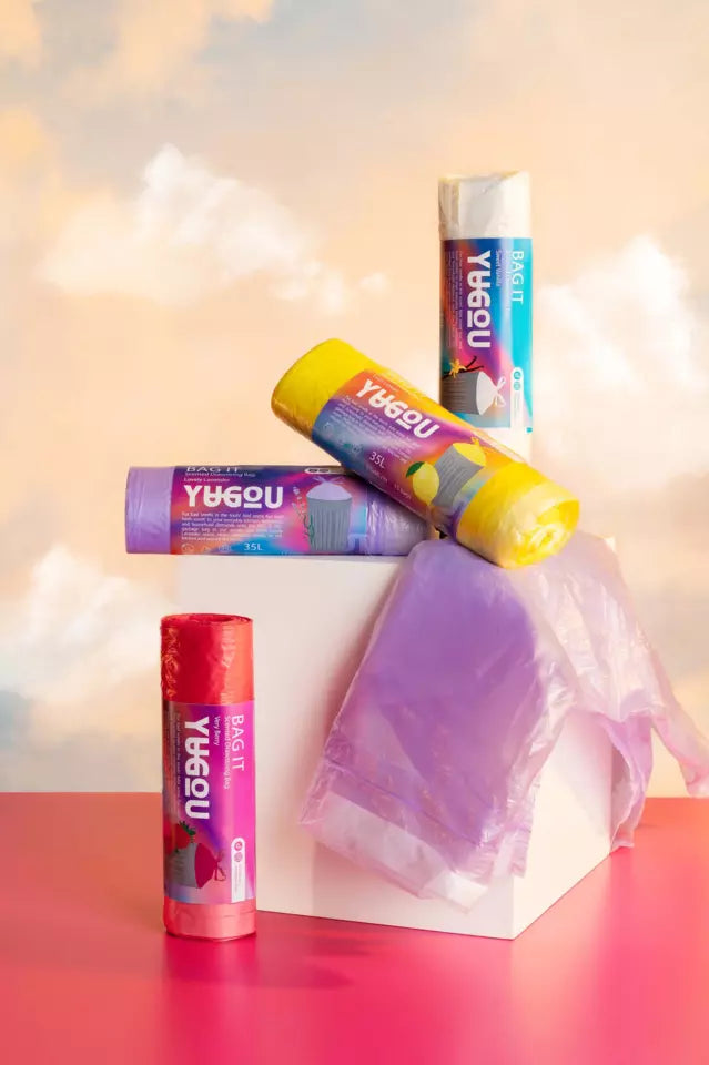 Yugou vreće za smeće s mirisom Lovely Lavendel - 35 litara