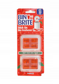 Ambientador autocolante para caixotes do lixo Bin Brite – Cherry Bomb | Ambientador para caixotes do lixo | Frescura até 30 dias