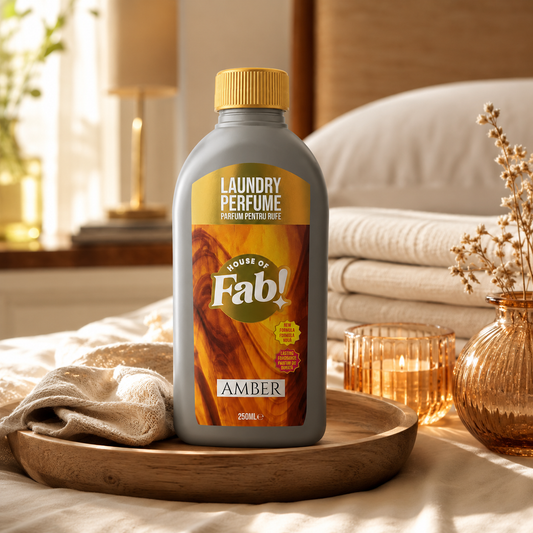 Fabulosa Profumo per Bucato Ambra 250 ml – Profumo di Lusso per Bucato Fresco