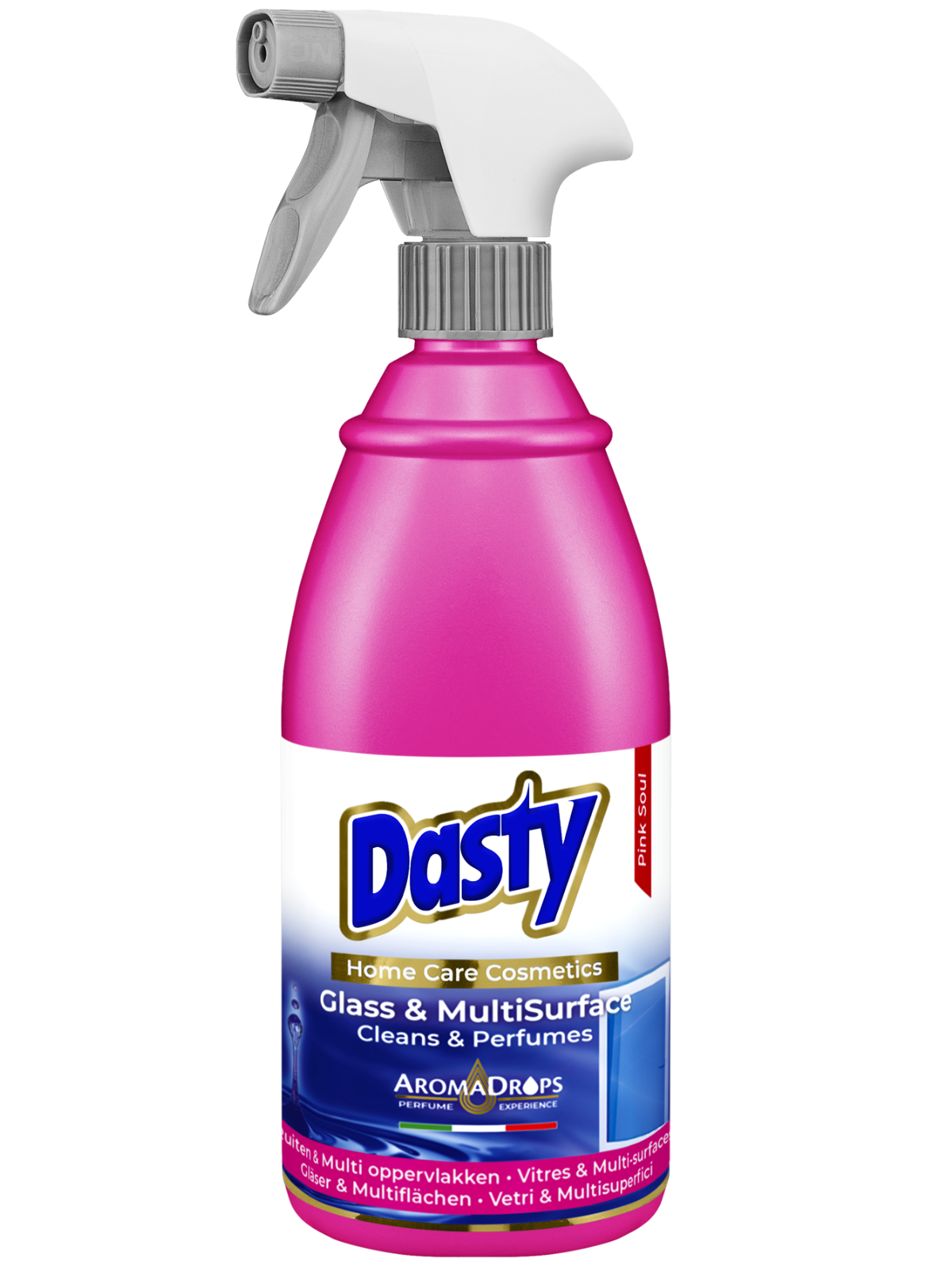 Dasty Ruitenreiniger Roze 700ml – Glas & Multioppervlak Spray - ViralCleaning