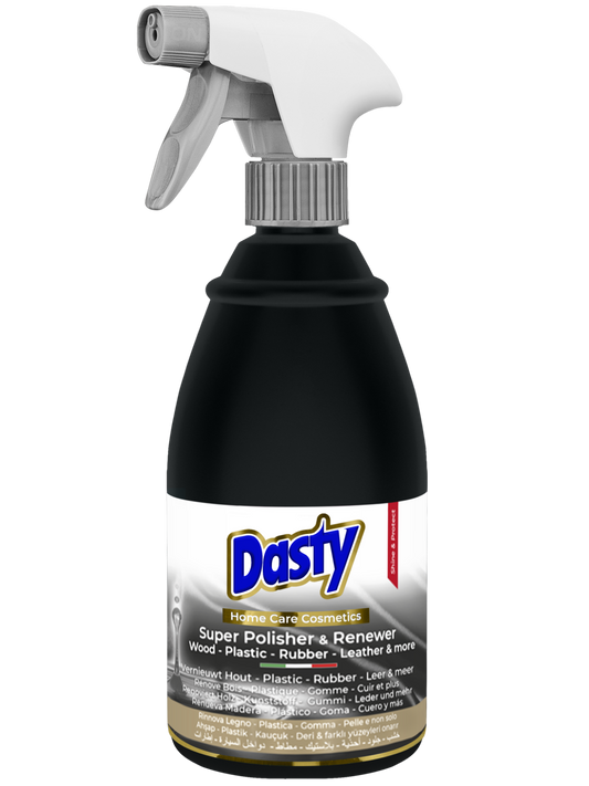 Dasty Super Polisher – Spray Lucidante per Pelle, Legno, Plastica e Gomma