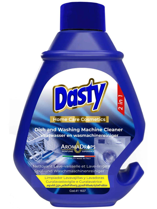 Dasty Vaatwasser- en Wasmachinereiniger 230 ml – 2-in-1 Ontvetter en Ontkalker