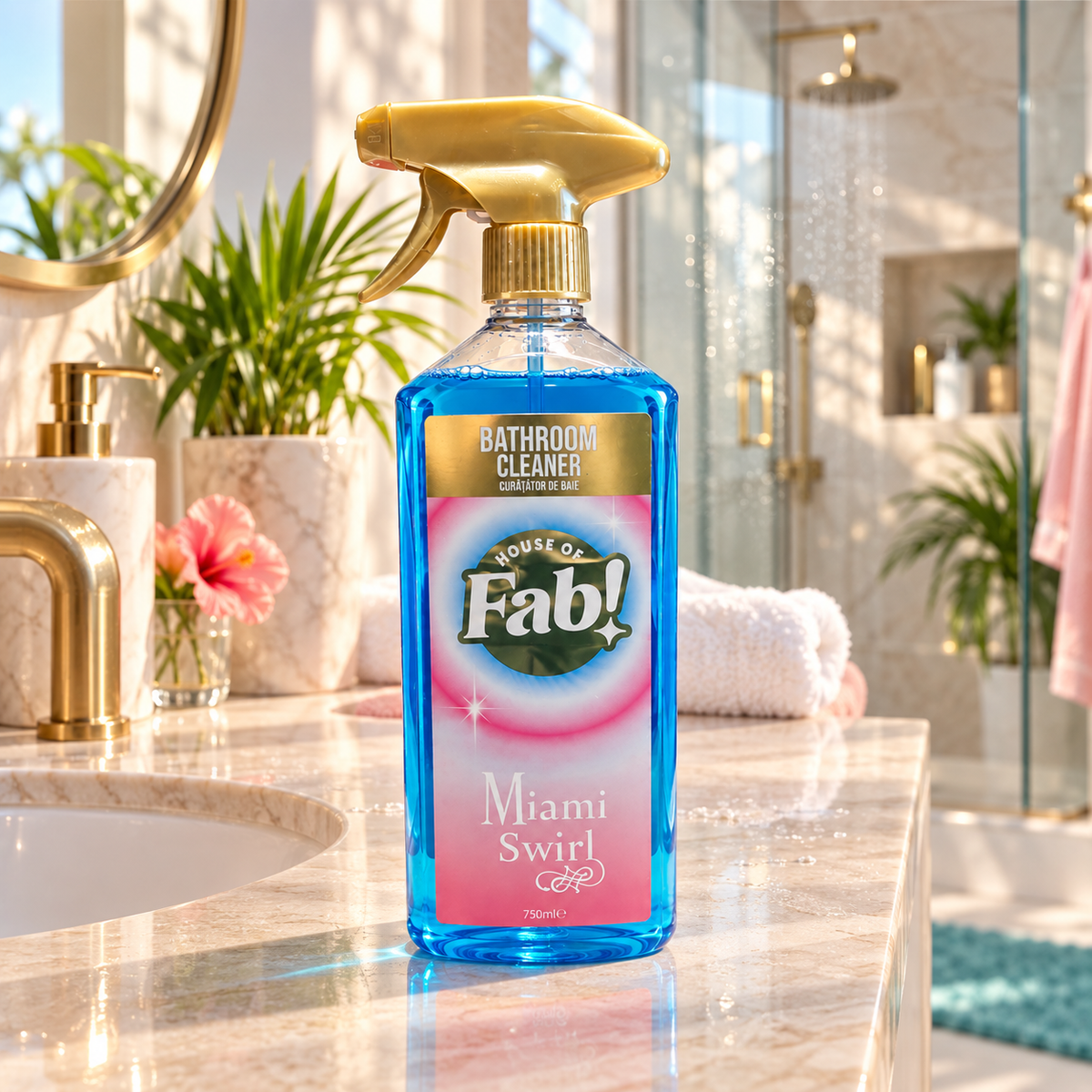 Fabulosa Bathroom Cleaner Miami Swirl sprej za čišćenje kupaonice 750ml