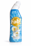 Fabulosa Toilet Gel Fresh Breeze 750ml – Wc-puhdistusaine – Tehokas wc-geeli kalkkia, saostumia ja likaa vastaan – Raikkaan tuoksuinen