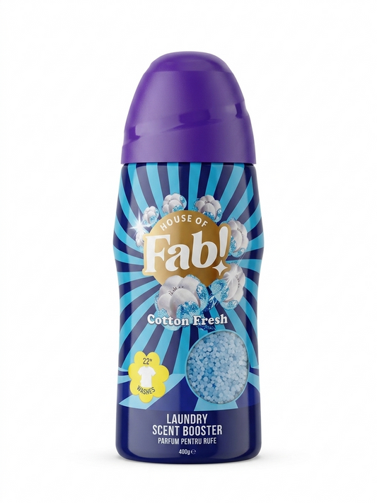 Fabulosa Perle per Bucato Cotton Fresh 400g – Potenziatore di Profumo per Bucato Fresco – Profumatore per Bucato
