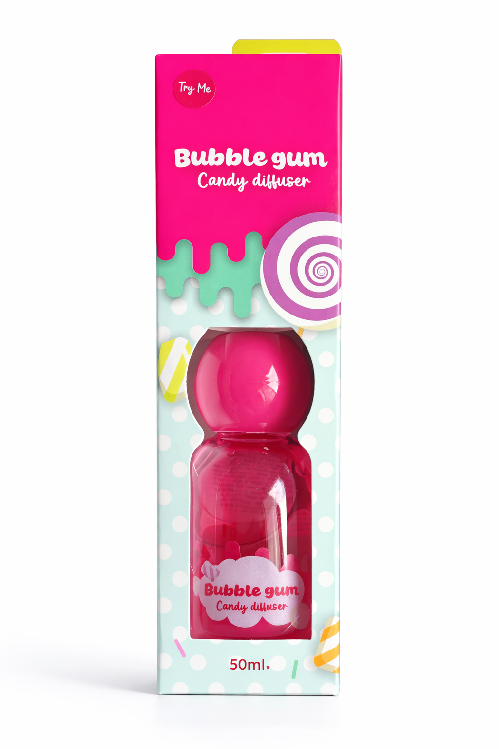 Difuzor mirisa Bubble Gum Candy 50ml – Raspršivač mirisa za dom – Slatki miris žvakaće gume – Difuzor mirisa Candy aroma