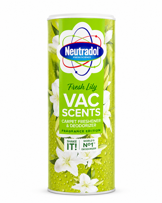 Neutradol Fresh Lily Vac Scents – Odświeżacz i neutralizator zapachów do dywanów i wykładzin