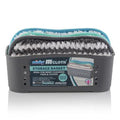 Minky Storage Box with Cleaning Pads – 3-Pack (Grey)