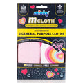 Minky M Cloth -puhdistusliinat – All You Need Is Love (2 kappaleen pakkaus • mikrokuitu)