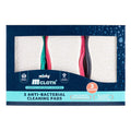 Caixa-presente Minky M Cloth esfregão de limpeza – pack de 3 (cinzento, verde e cor-de-rosa)