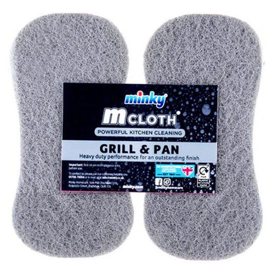 Minky Spugna per la pulizia M-Cloth Cucina / Griglia e Padella (2 pezzi)