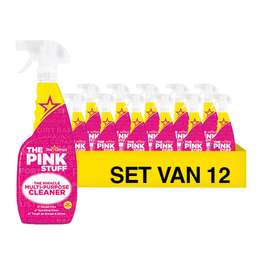 The Pink Stuff Multi Purpose Limpiador Todo Uso 750ml - paquete de 12