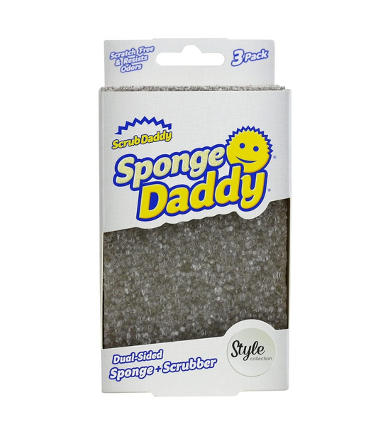 Scrub Daddy - Colección estilo Sponge Daddy - gris - 3 unidades