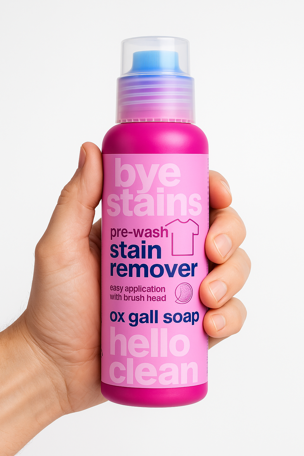 TikTok Bye Pete Detergent Pre-Spălare – Săpun cu bilă de bivol (cu cap de perie)