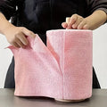 Rosa återanvändbara mikrofiber kökshanddukar