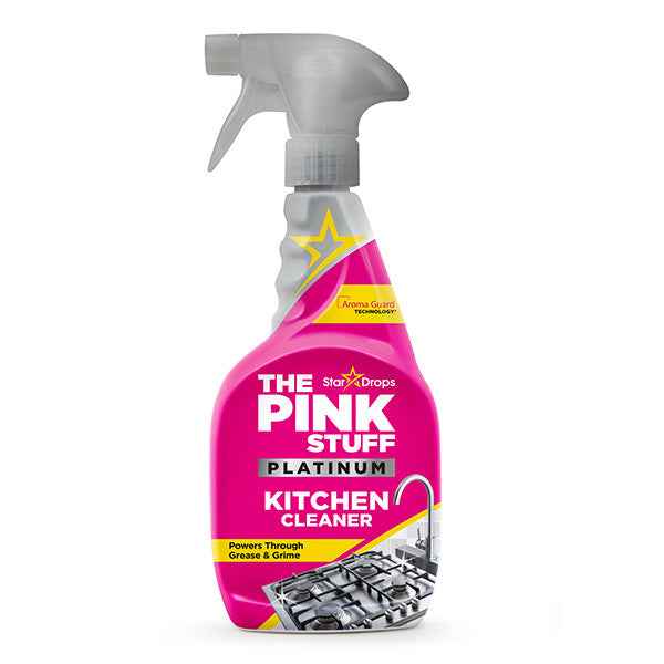 The Pink Stuff Platinum detergente per cucina 750 ml – Spray potente contro grasso, sporco e incrostazioni