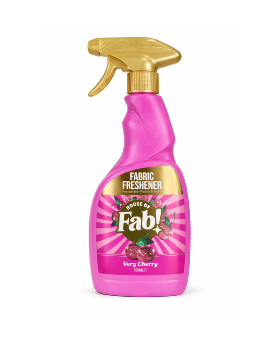 Spray Rinfrescante per Tessuti Fabulosa Very Cherry – Conosciuto dai Social Media | 500 ml