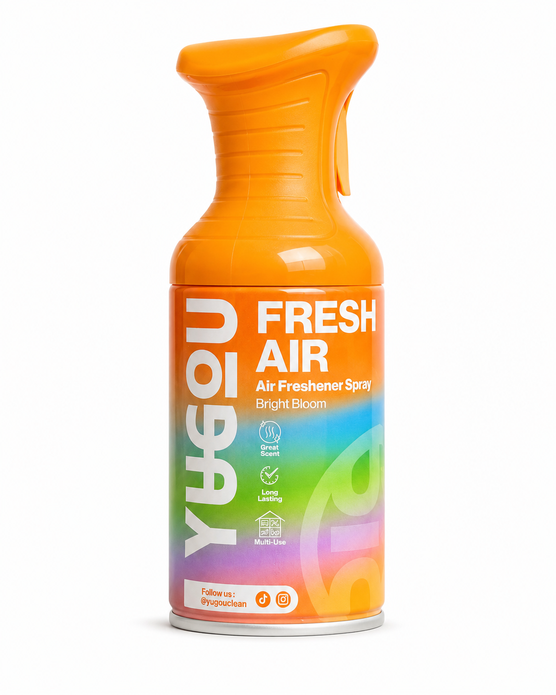 YUGOU Spray Deodorante per Ambienti Bright Bloom 250ml – Spray Deodorante TikTok con Profumo Floreale Fresco per Casa, WC, Bagno e Auto
