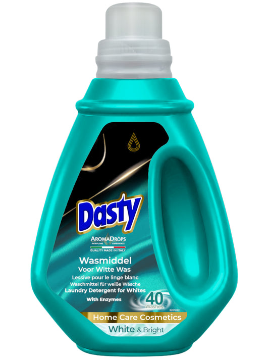 Dasty White & Bright detersivo liquido – Bucato bianco – 1,5 Litri – 40 lavaggi