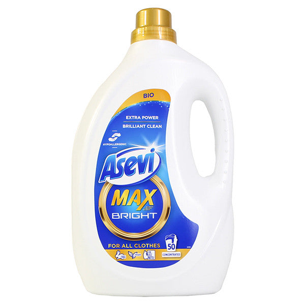 Asevi Detergente Liquido Max Bright 2500 ml (50 lavaggi)