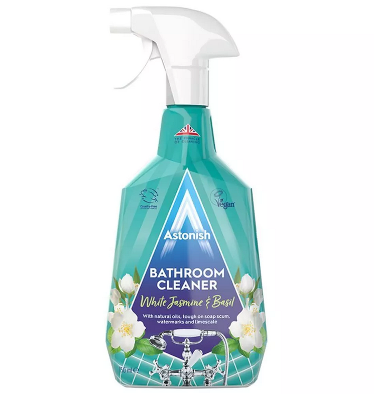Astonish Detergente per Bagno 750ml Detergente per Bagno Contro Calcare e Residui di Sapone