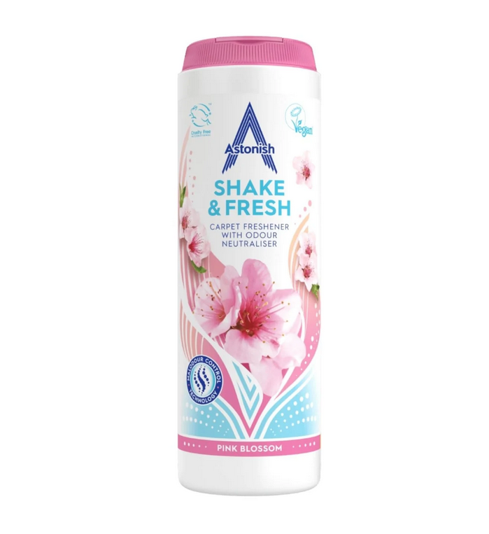 Astonish Shake And Fresh Odświeżacz Dywanów 350g Zapach Kwiatów