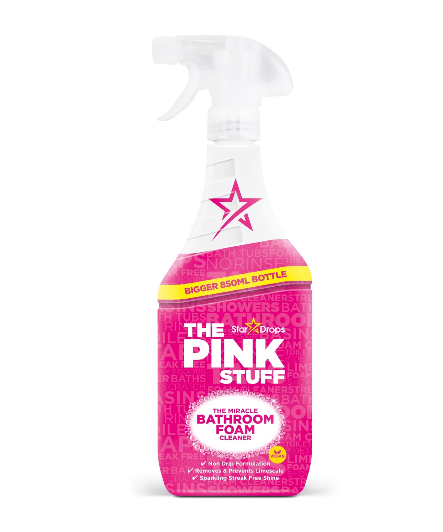 Stardrops The Pink Stuff - Kylpyhuonevaahto - Kylpyhuoneen puhdistusaine 850ml