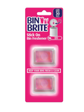Bin Brite Stick-on Bin Refreshener – Ambientador autocolante para caixotes do lixo, frescura duradoura até 30 dias
