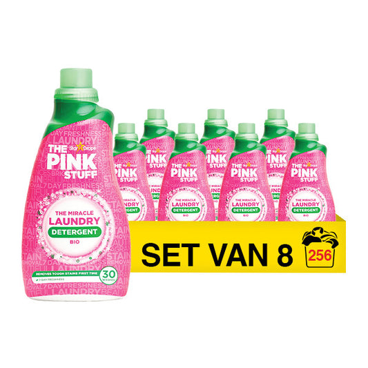 O Pink Stuff Detergente Líquido Biológico 960ml - 8 pack