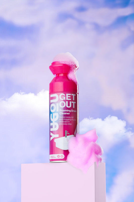 Yugou Get Out putas notekūdeņu tīrītājs – Notekūdeņu atkaļķotājs putas – Tīrītājs izlietnei, dušai un vannai – Noņem matus, taukus un aizsprostojumus