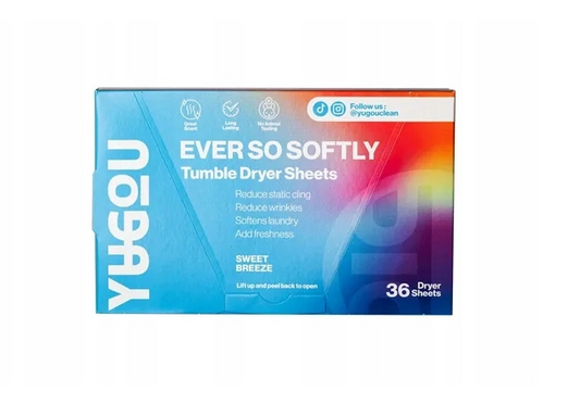 Yugou Dryer Sheets 36 pieces - Sweet Breeze