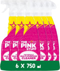 The Pink Stuff Allrengöringsspray - 6 x 750 ml förmånspaket - Miljövänlig
