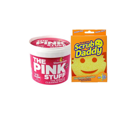 Stardrops The Pink Stuff El Producto de Limpieza Maravilloso - 500g - Limpiador General - incluye 1 Scrub Daddy estropajo abrasivo