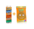 Scrub Daddy Zestaw 3 sztuk Scrub Daddy z uchwytem